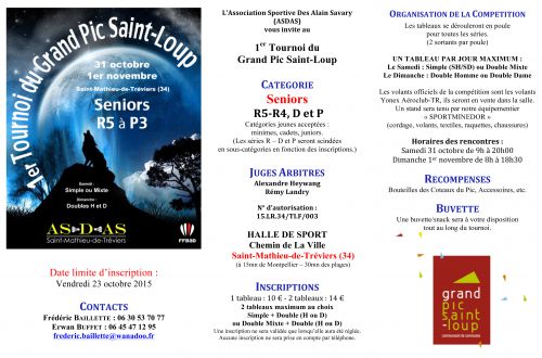 Tournoi du Grand Pic Saint-Loup