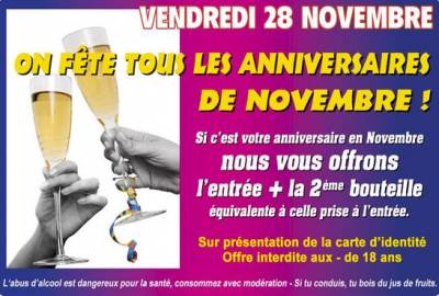 soirée anniversaires