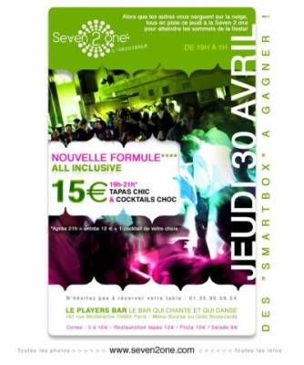 Seven 2 one All inclusive @ Player’s Bar