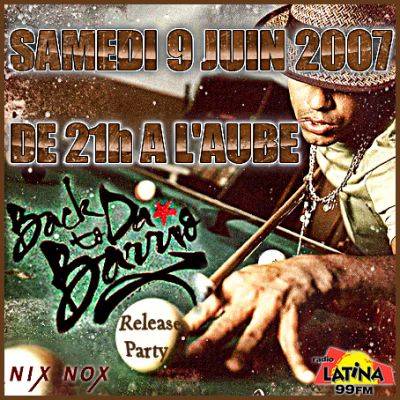 BACK TA DA BARRIO Part. I – Release Party Latino !!!