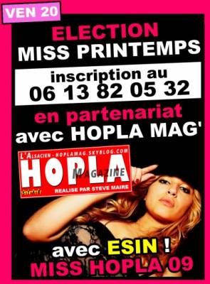 election miss printemps