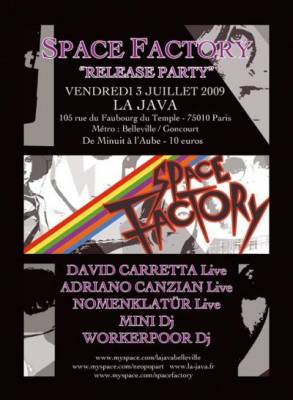 SPACE FACTORY RELEASE PARTY