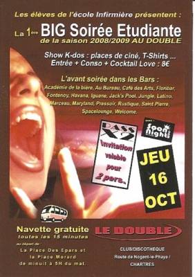 BIG soirée étudiante les élèves de l école d infirmiére