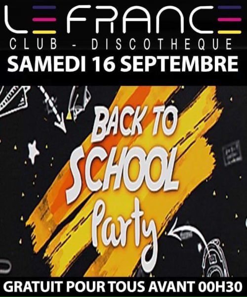 BACK TO SCHOOL PARTY