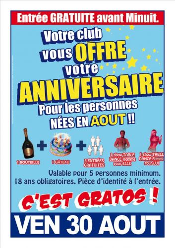 Soirée des anniversaires