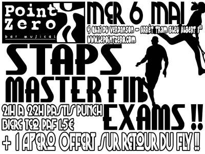 master staps fin d’exams