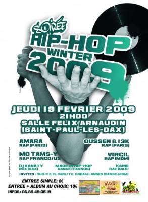 Soirée hip hop winter 2009