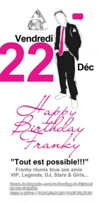 Happy Birthday Franky