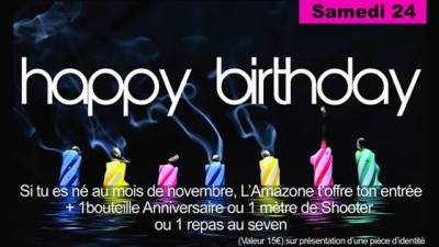 Soirée Happy Birthday