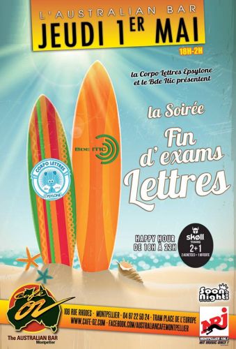 La Soirée Fin d’Exams Lettres