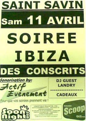 Ibiza Party des Conscrits de Saint Savin