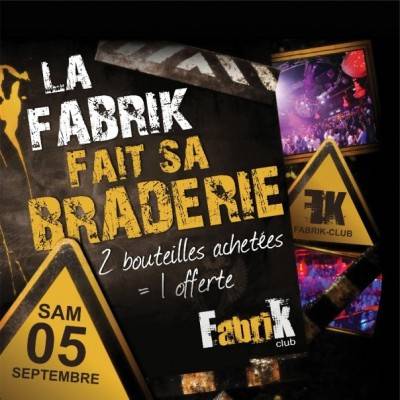 La Fabrik fait sa braderie