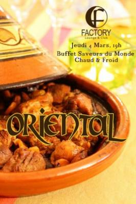 AFTER WORK BUFFET SAVEURS DU MONDE ORIENTAL