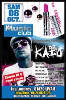 DeeJay Kaio avec M6 music club