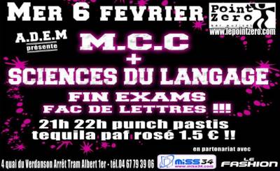 Fin de partiels MCC-ASL