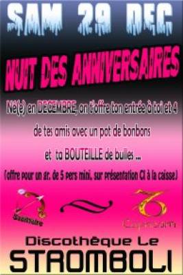 nuit des anniversaires
