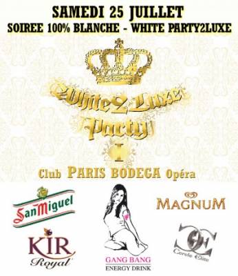 SOIREE BLANCHE WHITE PARTY