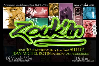 ZOUK’IN PARTY (Avec Jean Michel Rotin en Show Case)