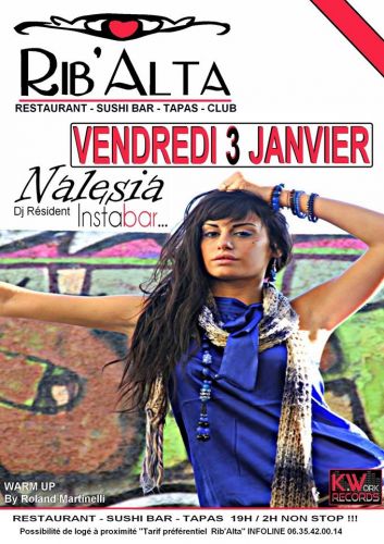 NALESIA (Dj Résident INSTABAR à BASTIA) @ Rib Alta