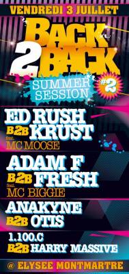 BACK2BACK Special Jungle Drum&Bass avec Ed Rush, Krust, Adam F, Fresh…