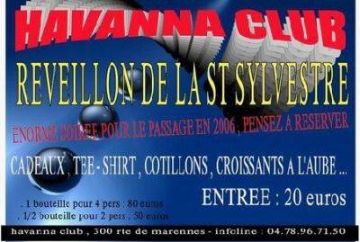 Reveillon de la St Sylvestre