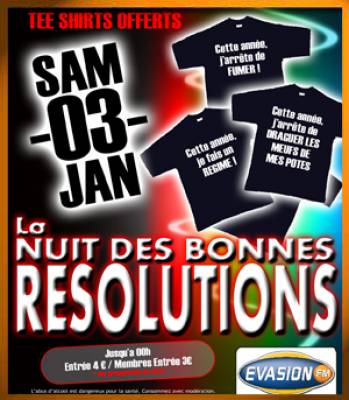 LA NUIT DES BONNES RESOLUTIONS