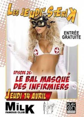 LES JEUDI’STERIK présentent le BAL MASQUE DES INFIRMIERS