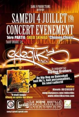 Eklectik’s Crew & Sked Skwad À La Scene Bastille