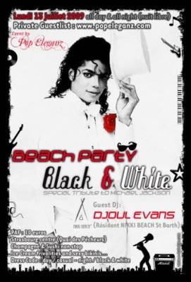 Black & White Beach Party