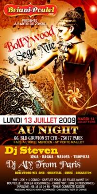 Soirée Bollywood &Sega Nite