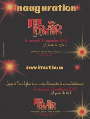 INAUGURATION DU TSÂR ACT 1