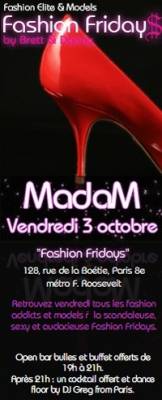 Fashion Fridays @ MadaM