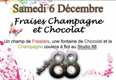 Fraises, Champagne et Chocolat