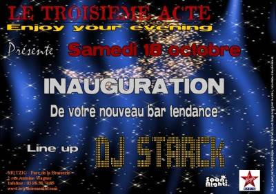 SOIREE D’INAUGURATION