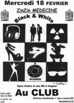Zinzin Mdecine Black And White