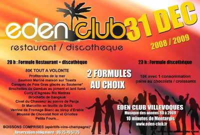 eden club – 31 décembre