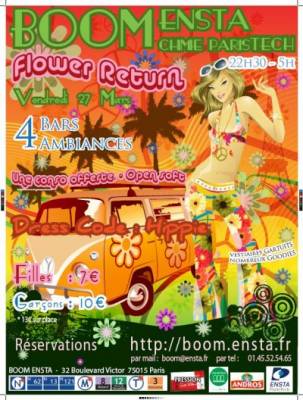 Boom ENSTA-ChimieParisTech Flower Return
