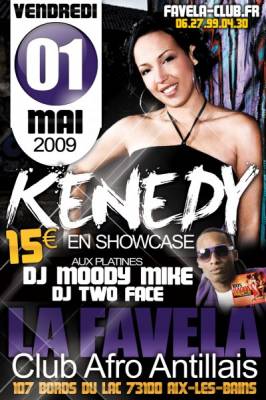 KENEDY en show case avec DJ MOODY MIKE & DJ Two Face