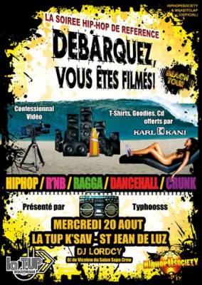 « DEBARQUEZ VOUS ETES FILMES ! » BEACH TOUR