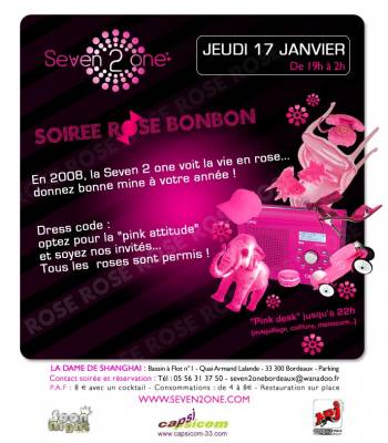 Seven 2 one Rose bonbon !