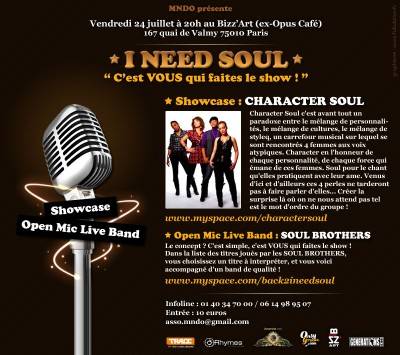 I need Soul! Live & Soul Karaoké