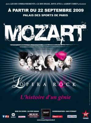 Mozart l’Opéra Rock au Studio SFR
