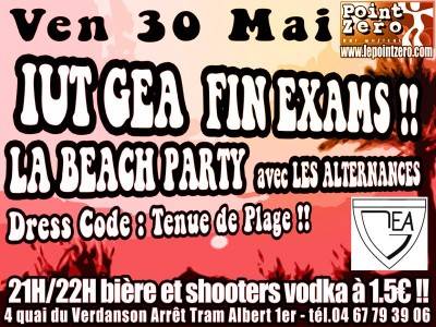 IUT GEA Beach party