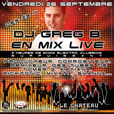 DJ GREG B EN MIX LIVE