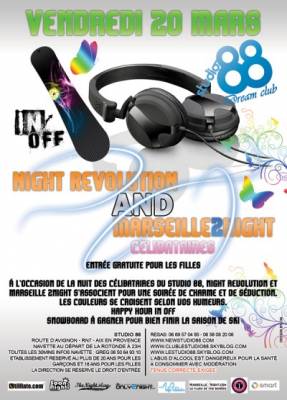 Night-Revolution and Marseille2night célibataire Party
