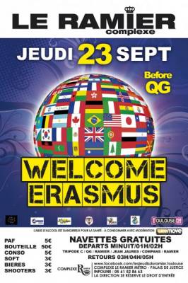 Welcome Erasmus