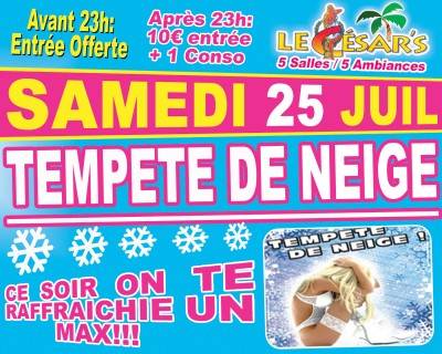 TEMPETE de NEIGE