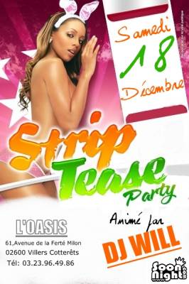 SOIREE STRIP-TEASE ANIME PAR D.J WILL