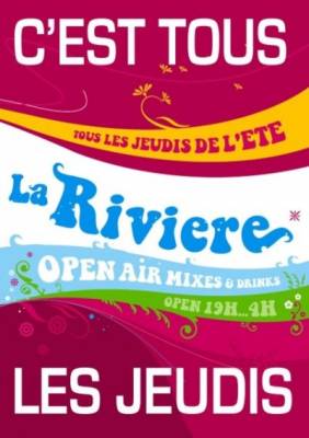 La Rivière, Open Air Mixes and Drinks