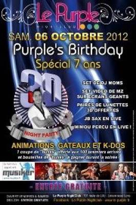 3D Night Party « Special Birthday 7 Ans »
